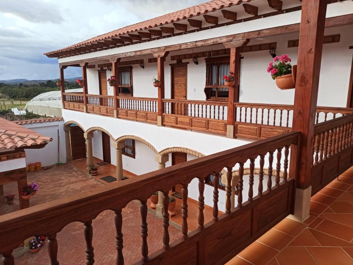 Hotel Santa Barbara Sachica Villa de Leyva Exteriör bild